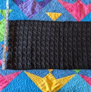 Urban Outfitters Black Knit Infinity Scarf